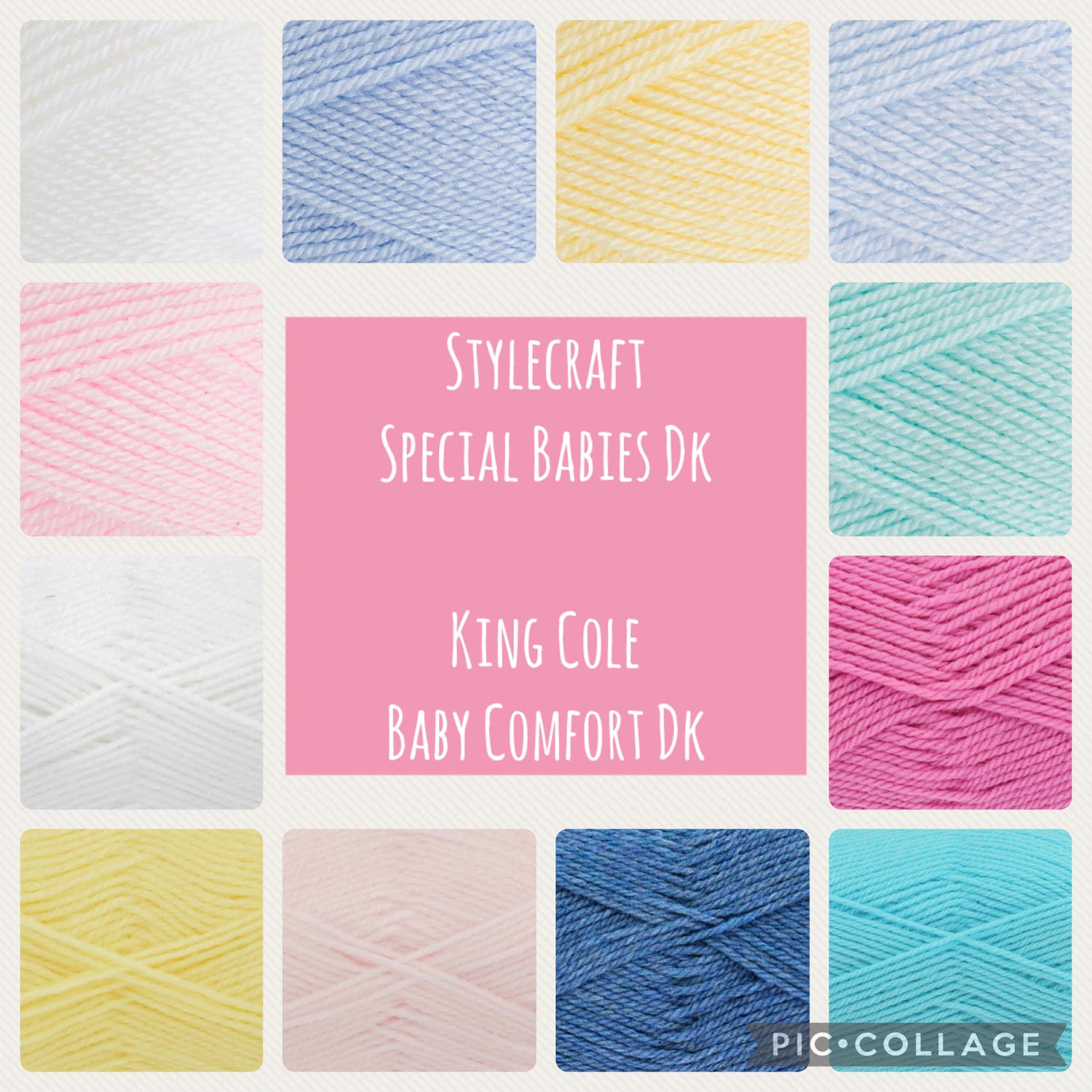 *Stylecraft and King Cole Baby Dk*