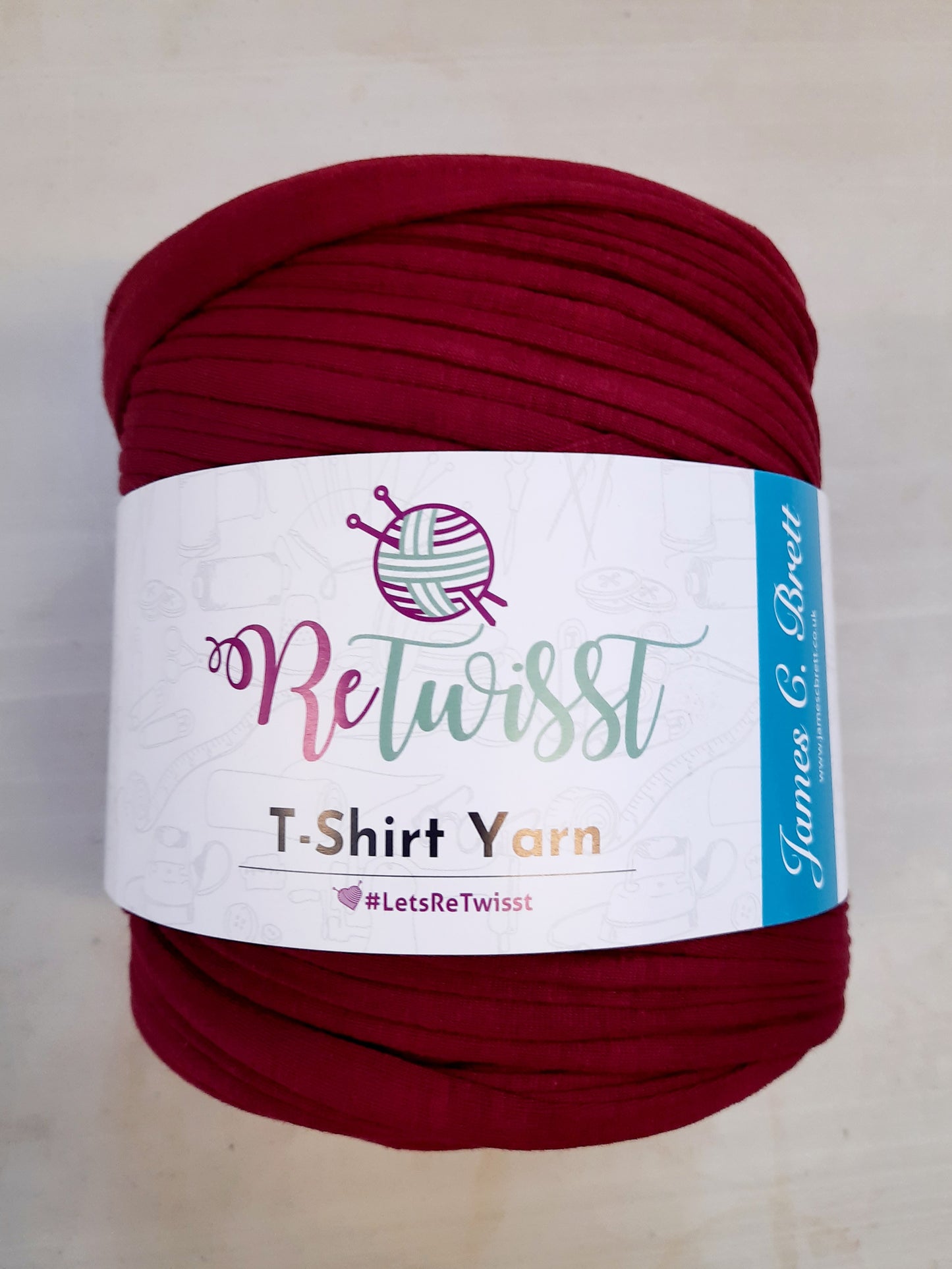 Retwisst T-Shirt Yarn RTS07 Wine Red