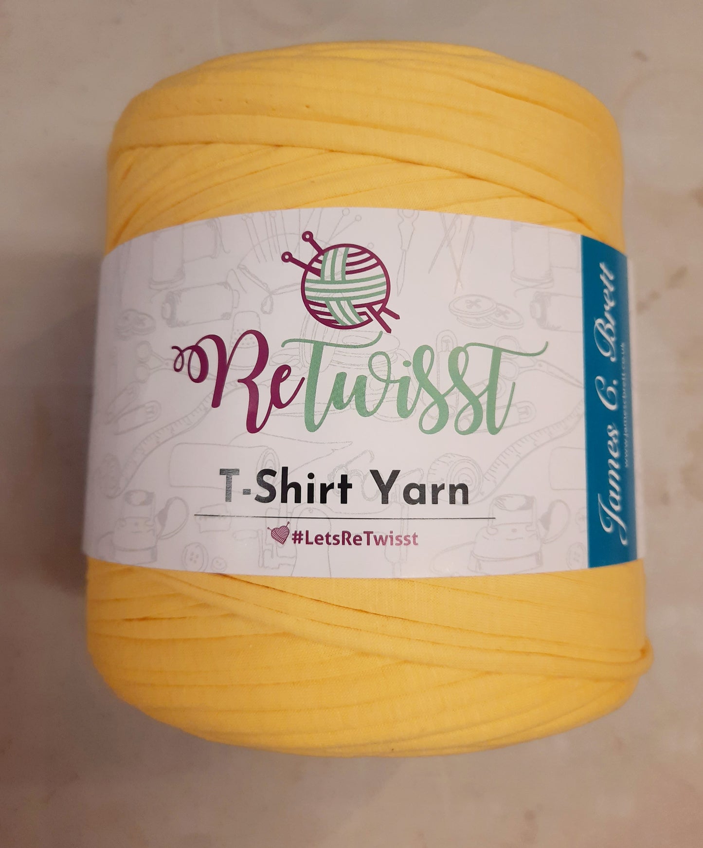 Retwisst T-Shirt Yarn RTS02 Yellow