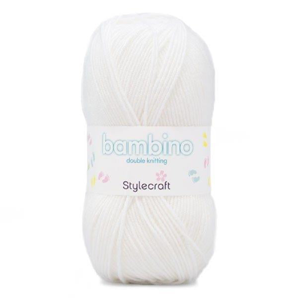 Stylecraft Bambino Dk 7111 White 100g