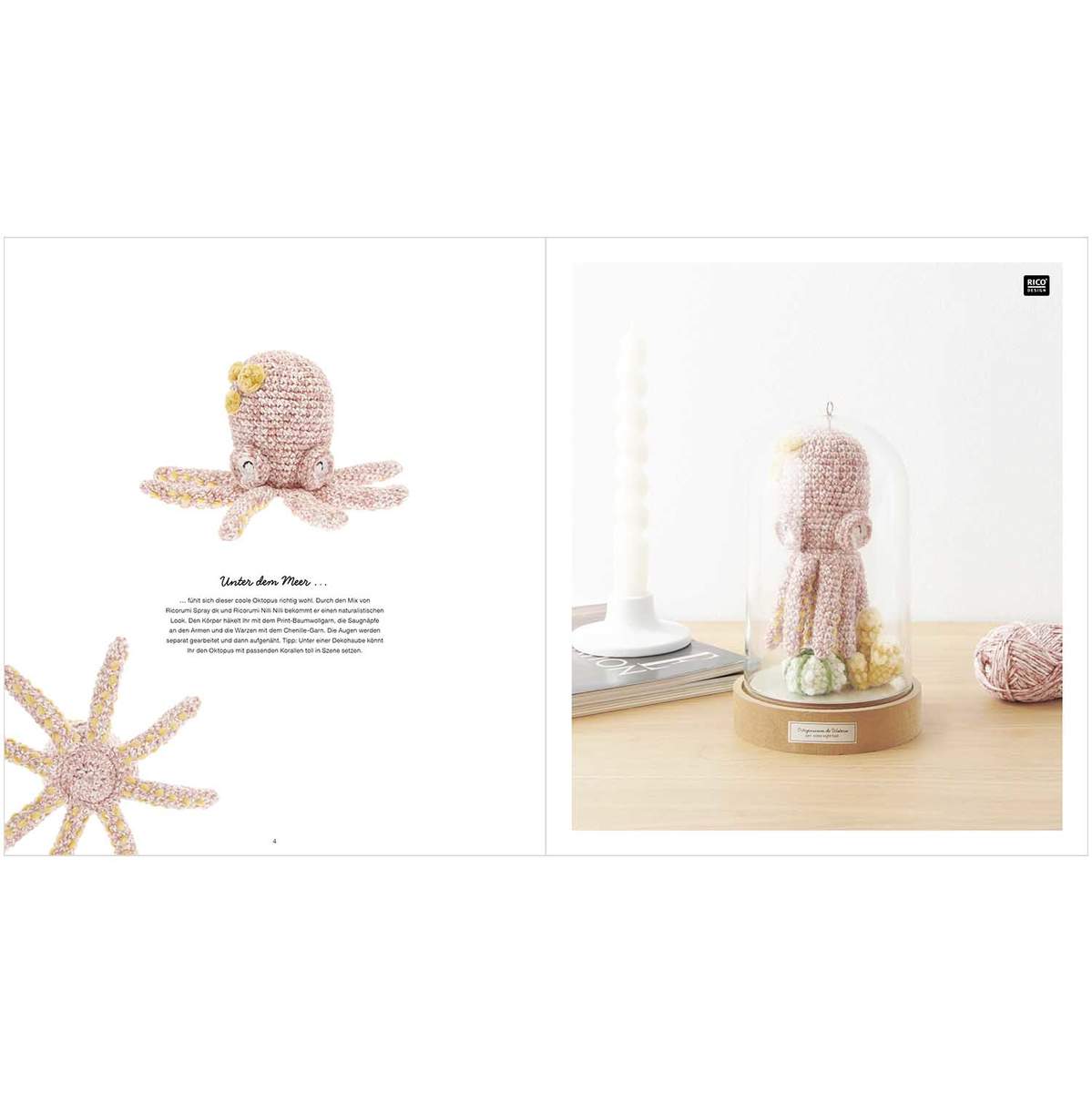 Rico Ricorumi Nilli Nilli, Underwater World Crochet Pattern Book