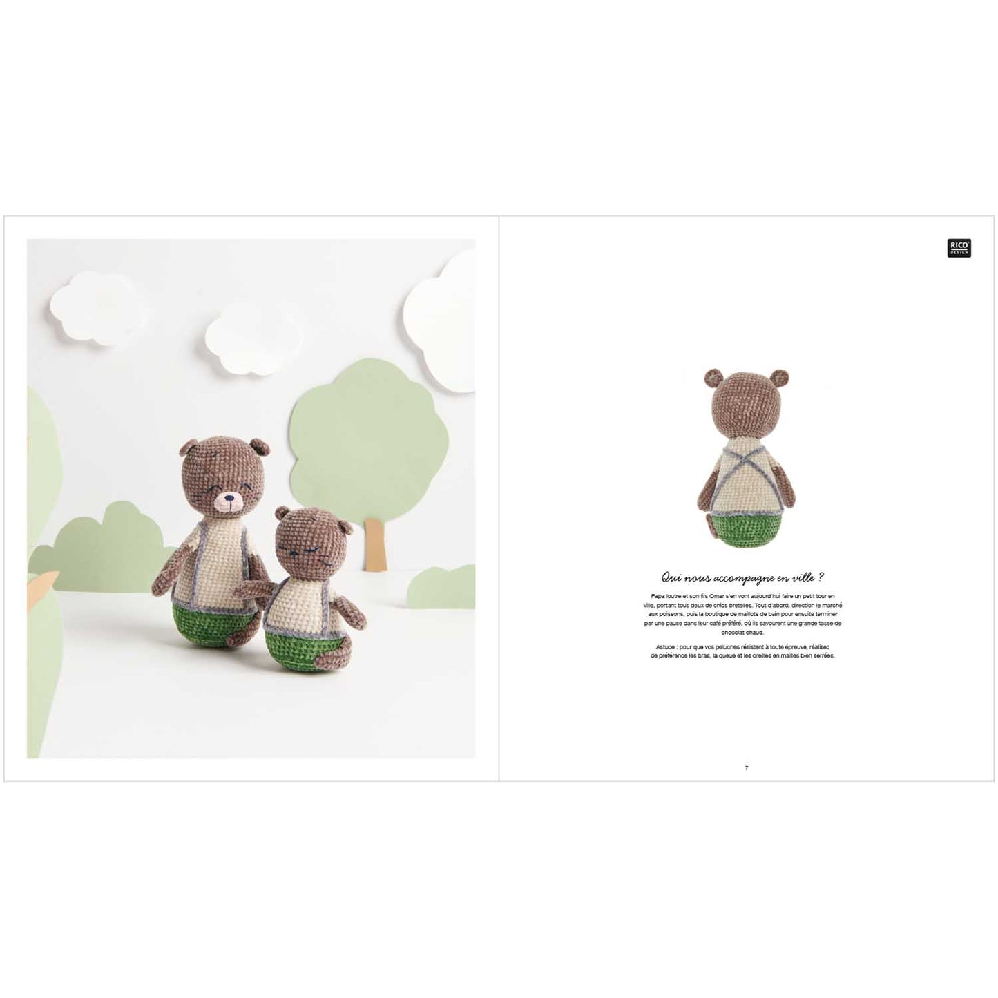 Rico Ricorumi Nilli Nilli, Mini Me Crochet Pattern Book