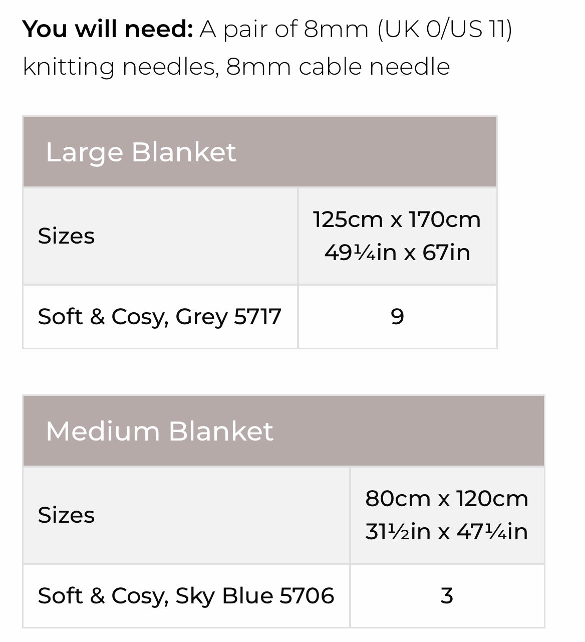 Stylecraft Soft & Cosy Knit Blanket Pattern 10280