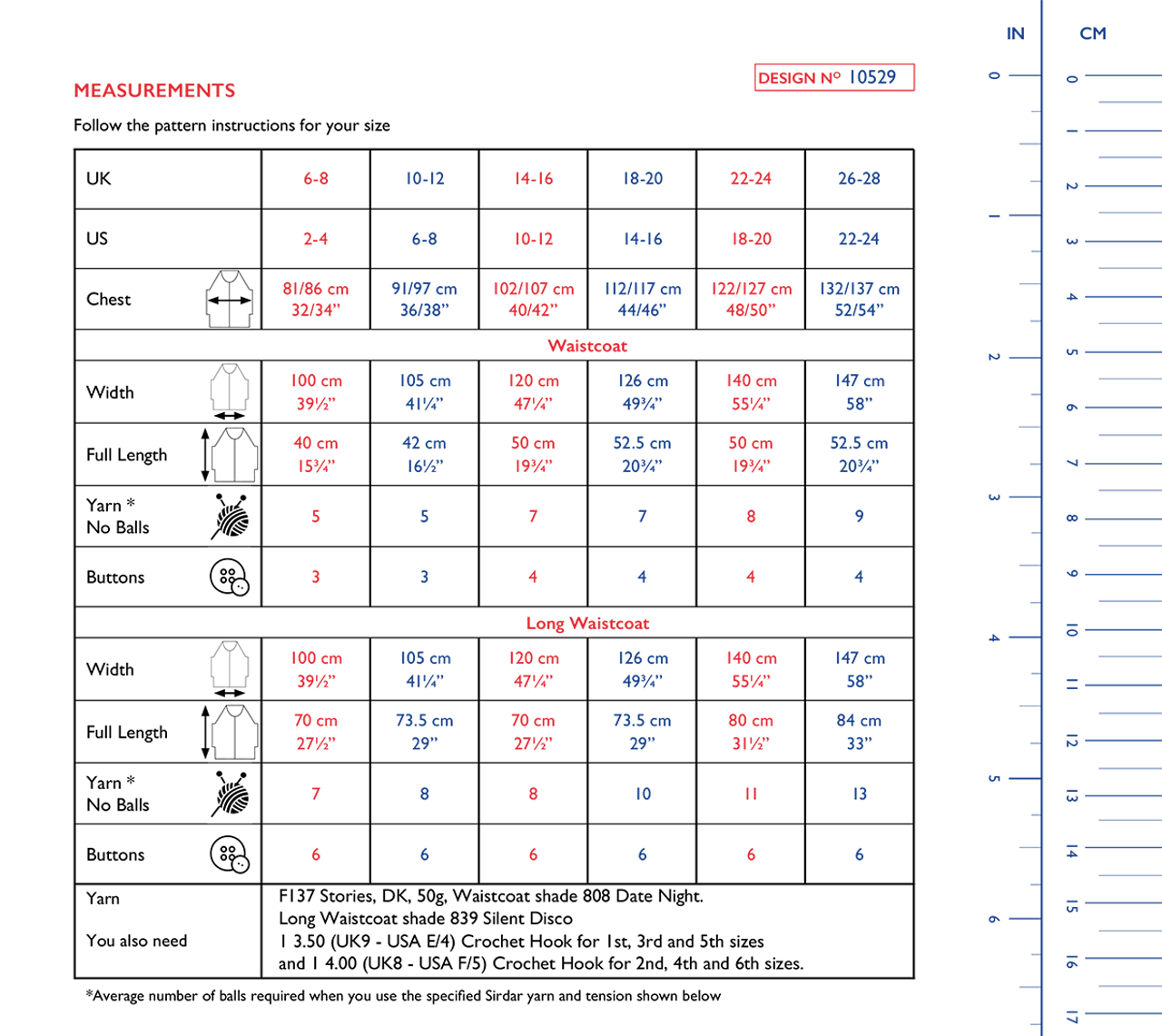 Sirdar 10529 Crochet Fringed Vest Pattern