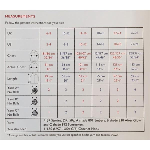 Sirdar 10526 Glampsite Vest Crochet Pattern