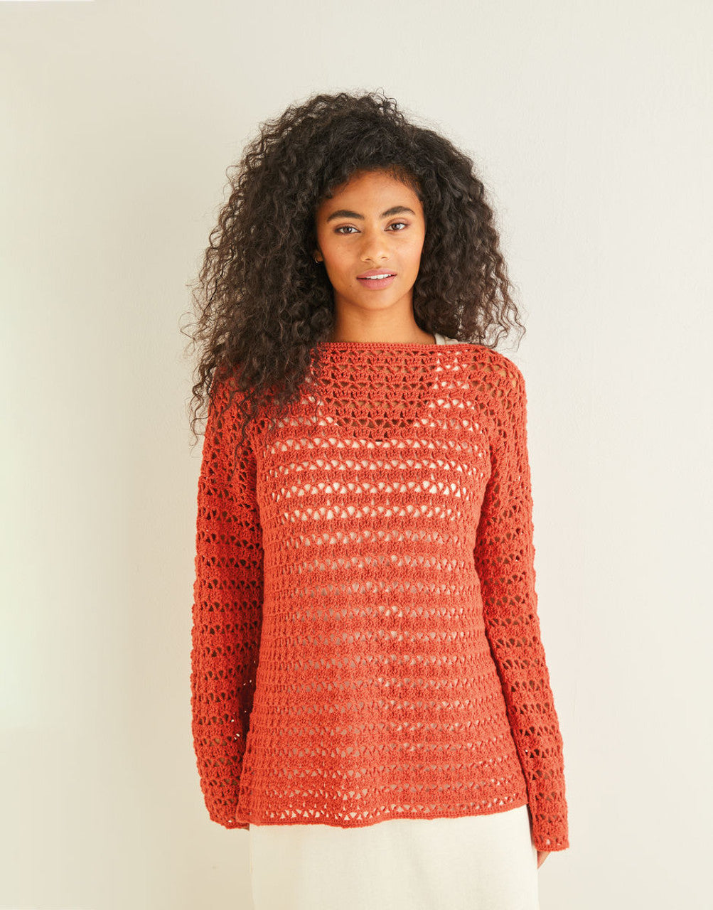 Sirdar 10244 Crochet Sweater Pattern