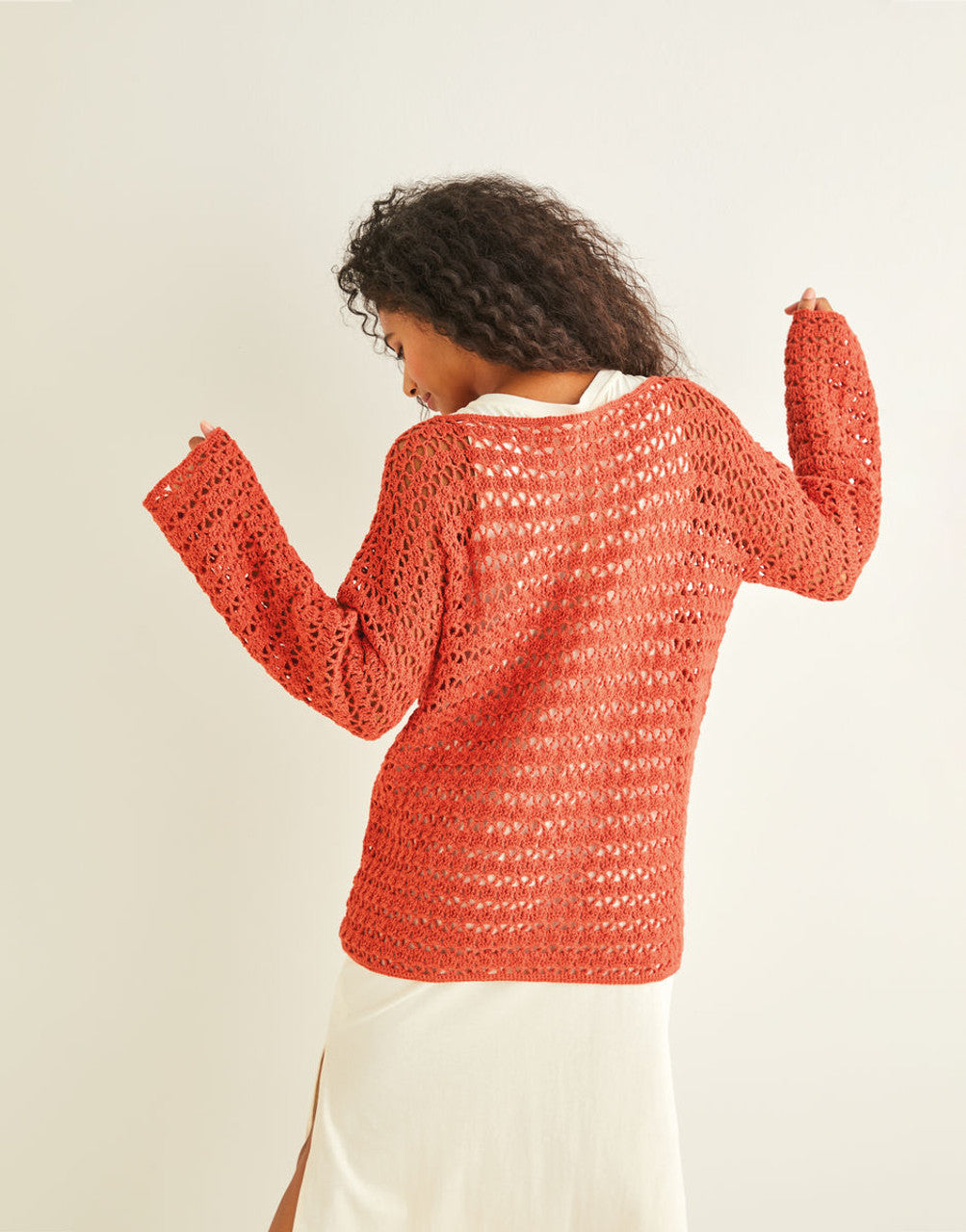 Sirdar 10244 Crochet Sweater Pattern