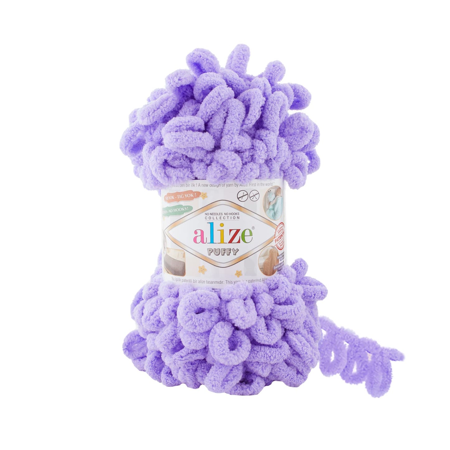 Alize Puffy Finger Knitting 788 Lilac
