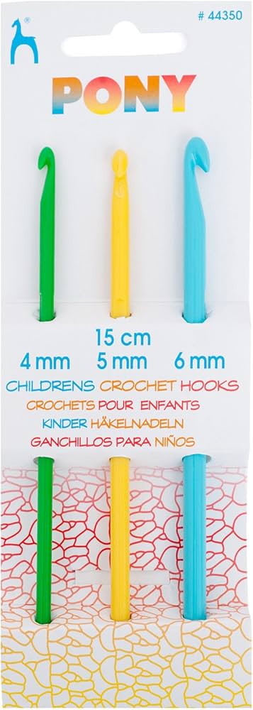 Pony Children’s Crochet Hook Set (3 pack)