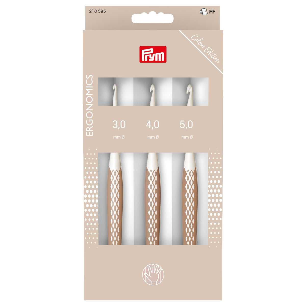Prym Ergonomic Crochet Hook Set (3 pack) 3/4/5mm