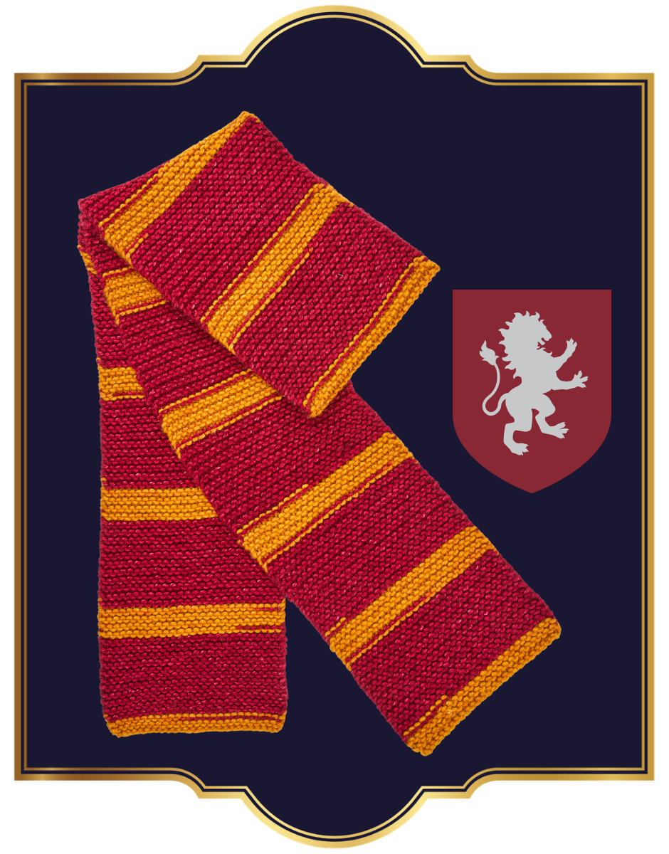Harry Potter Scarf Yarn 0301 Gryffindor