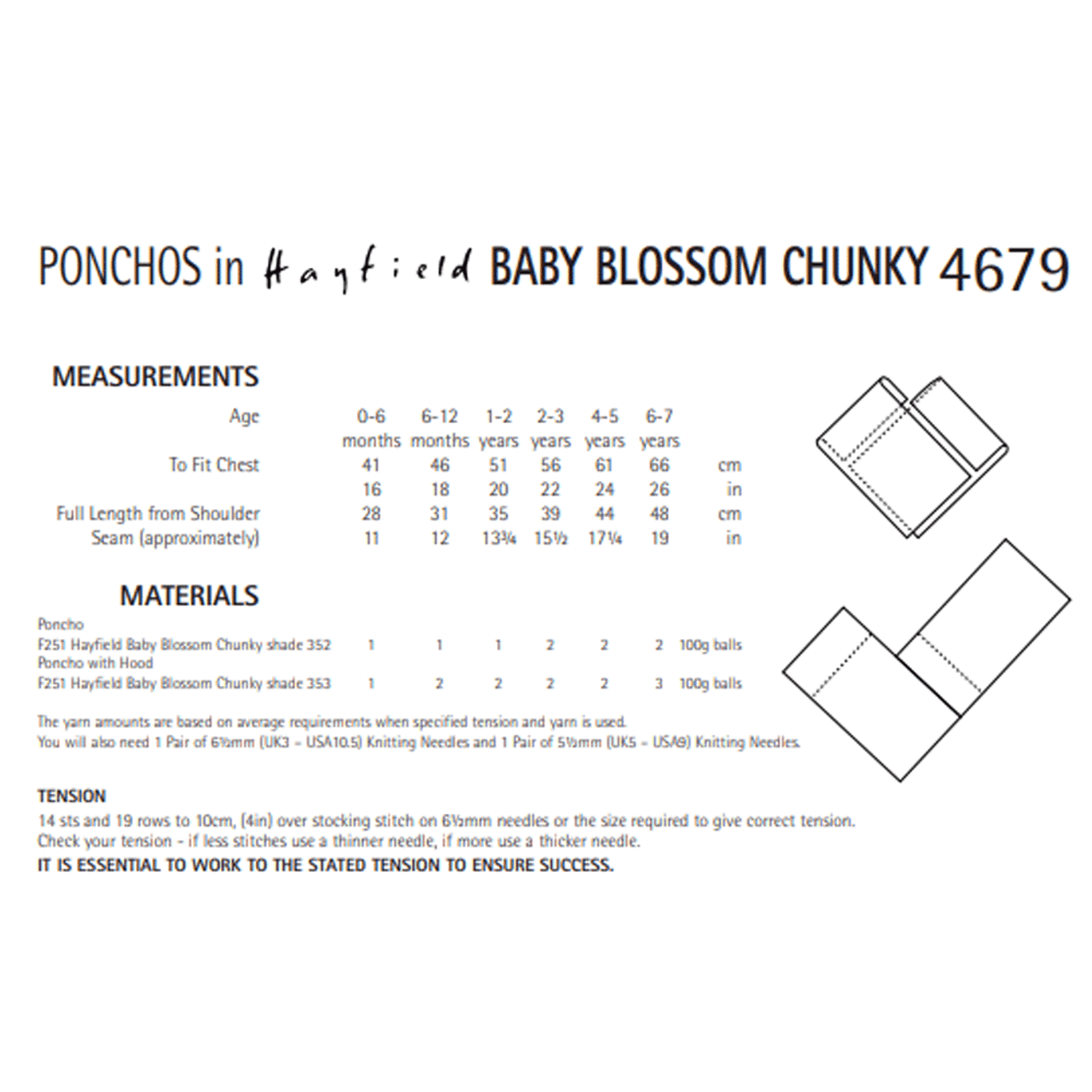 Sirdar Baby Blossom Chunky Pattern 4679