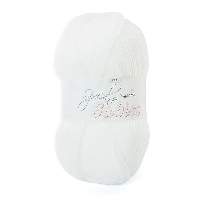 Stylecraft Special For Babies Aran 100g 1001 White