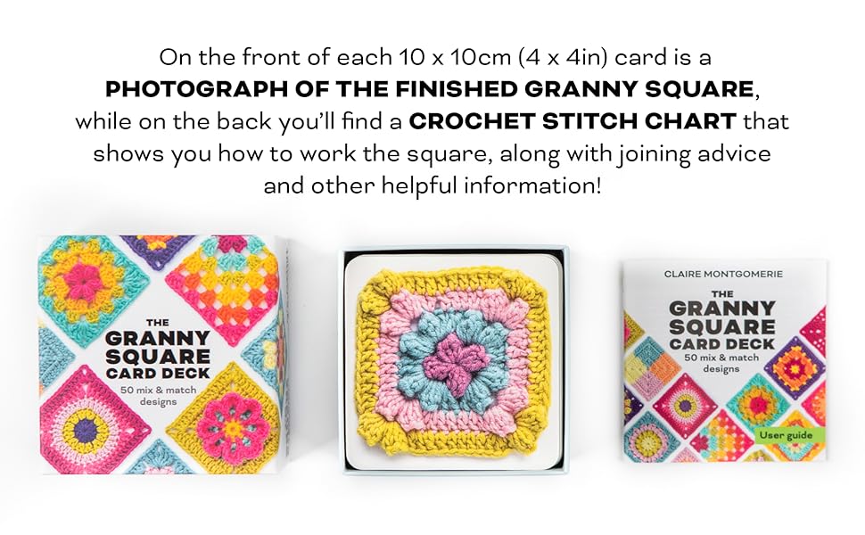 Granny Square Card Deck (Official from SearchPress)