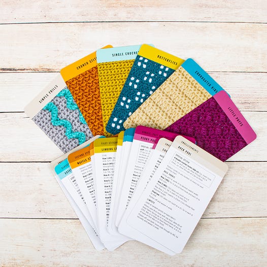 Crochet Stitches Card Deck by Esme Crick