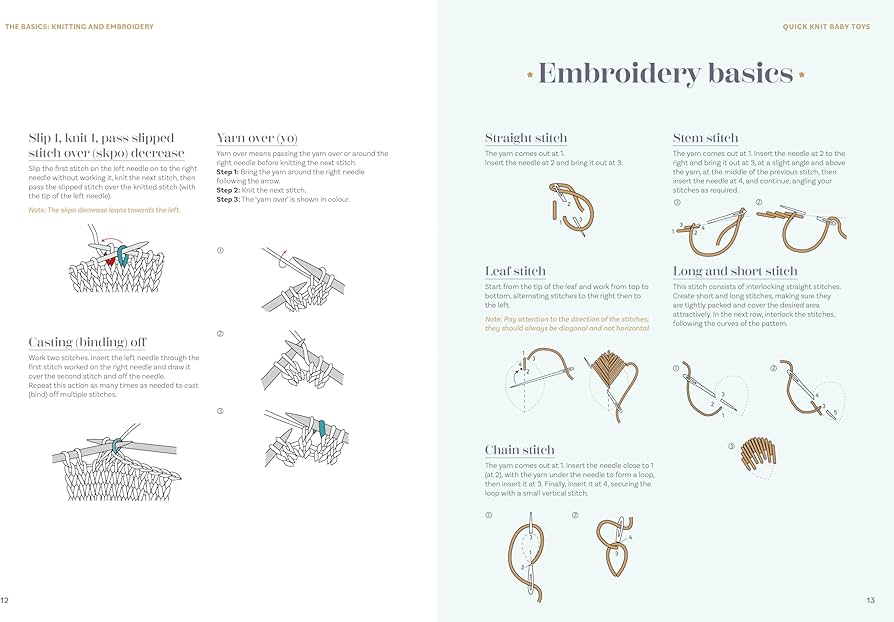 Quick Knit Baby Toys, Knitting Pattern Book