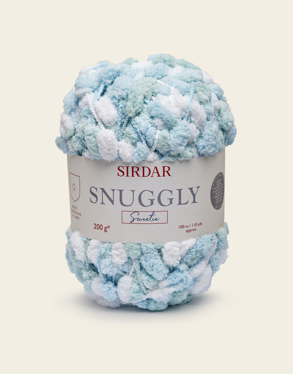 Sirdar Snuggly Sweetie Pompom Yarn 418 Minty
