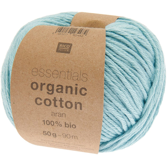 Rico Essentials Organic Cotton Aran 038 Aquamarine