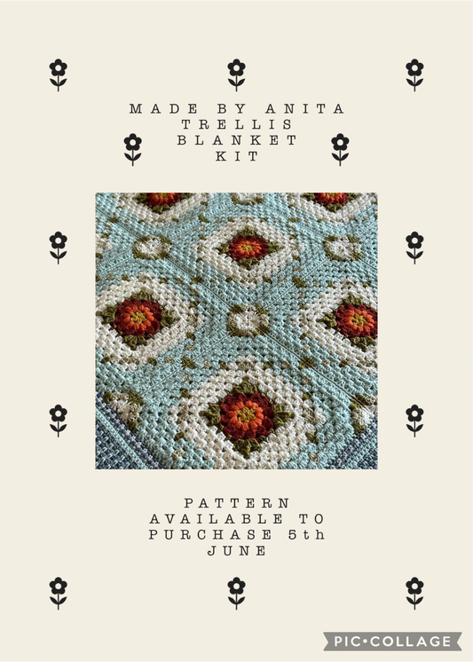 *NEW* Made By Anita Trellis Blanket Yarn Kit