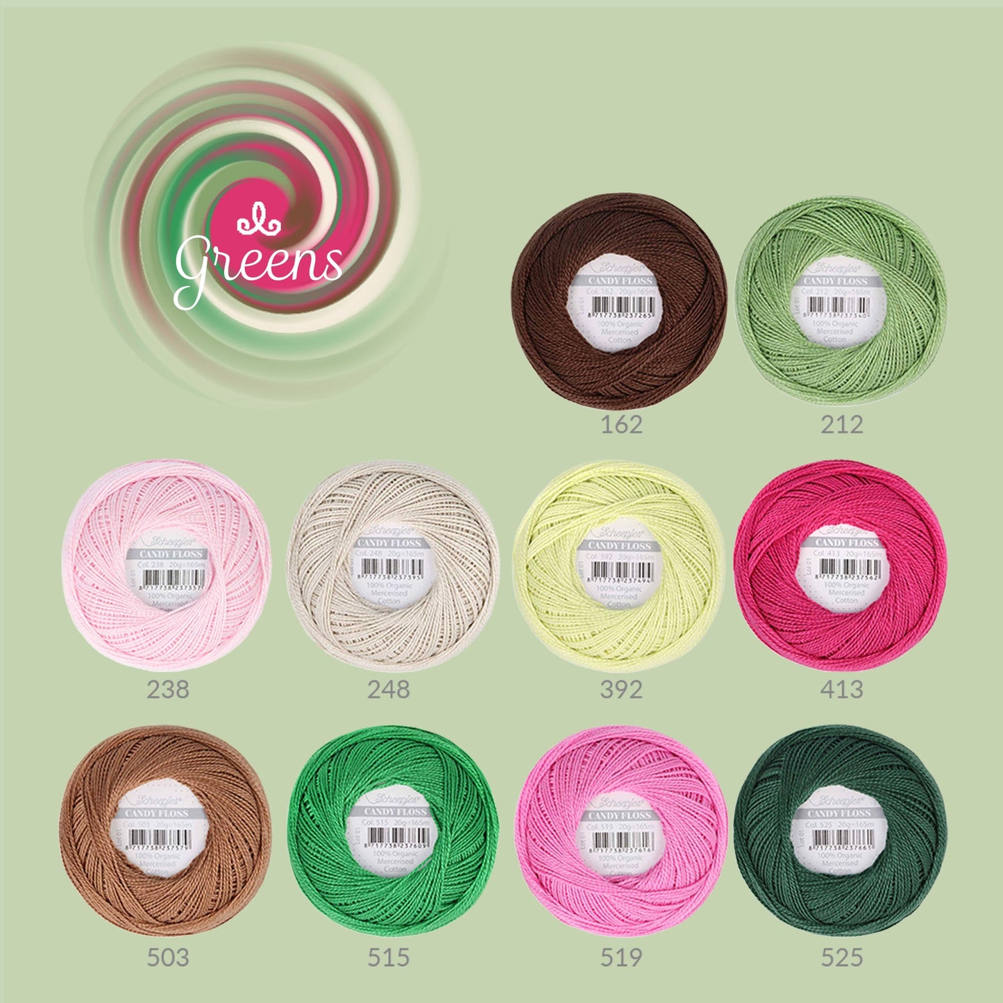 Scheepjes Candy Floss Colour Pack