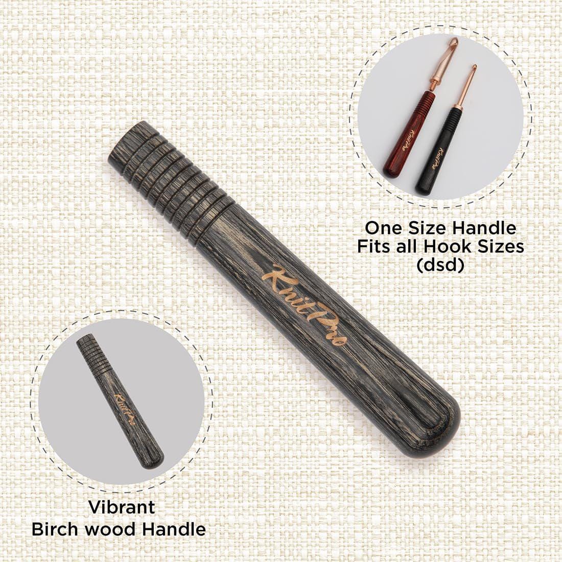 Knit Pro Oasis Interchangeable Crochet Handles and Hook Tips (Separate)