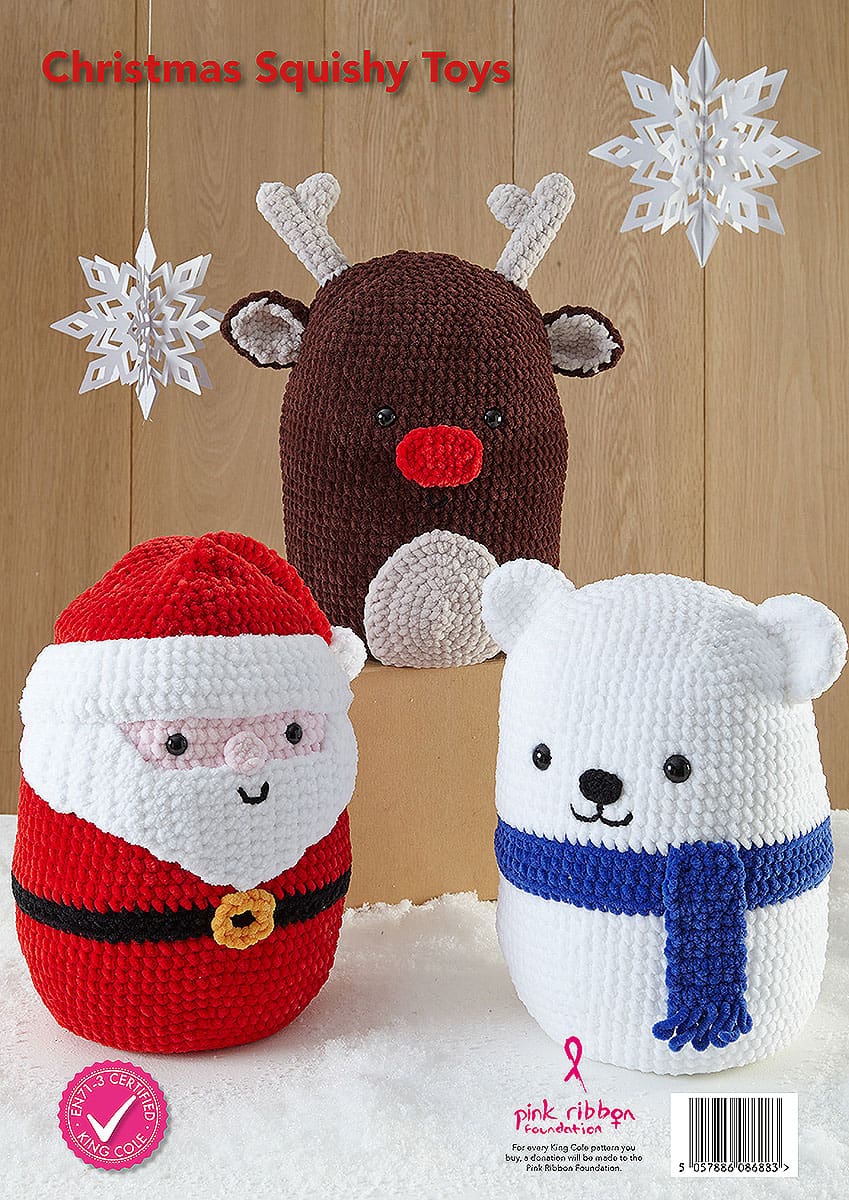 King Cole Christmas Crochet Book 9 Pattern Book