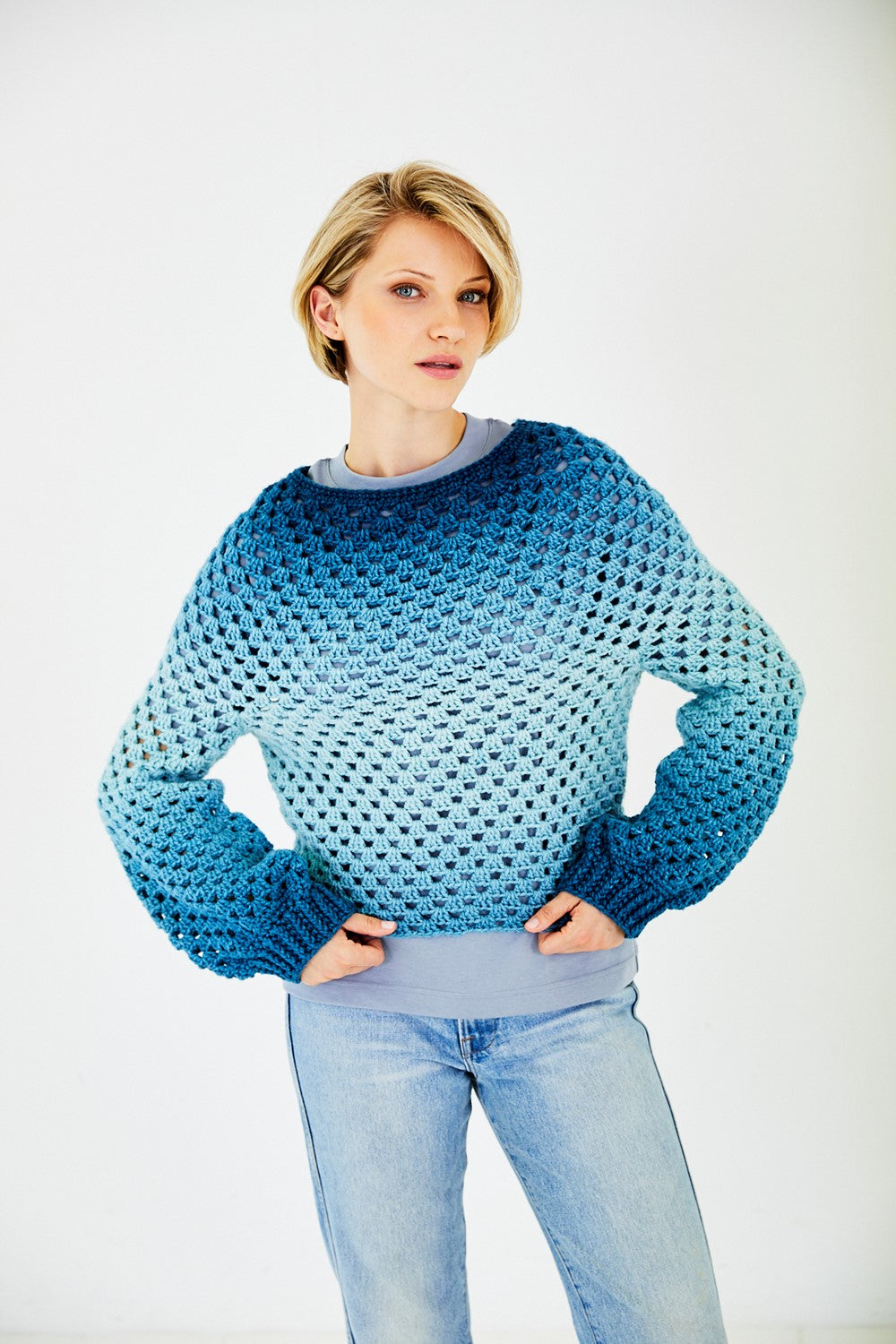 Stylecraft Horizon Chunky Pattern 10183 Crochet Sweater
