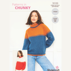 Stylecraft Chunky Pattern 10109 Knit Sweater