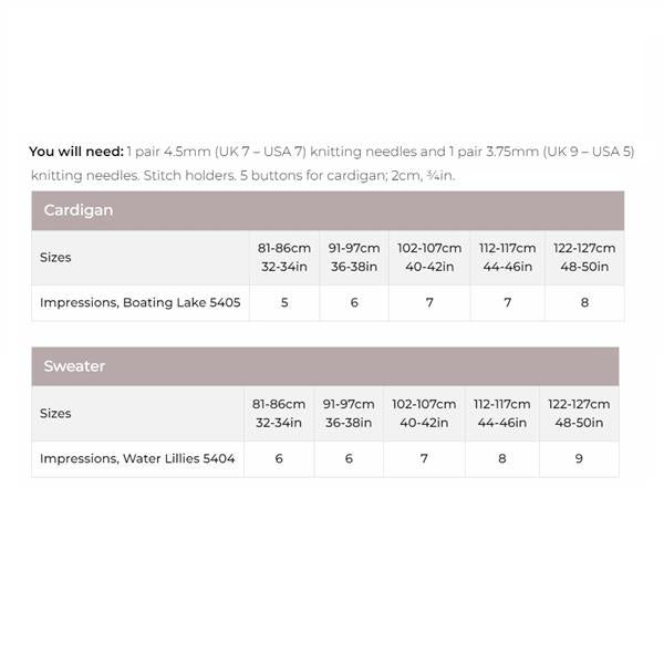 Stylecraft Impressions Aran Pattern 10008