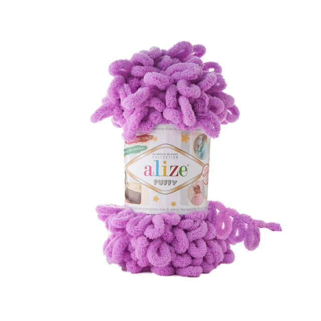 Alize Puffy Finger Knitting 378 Orchid