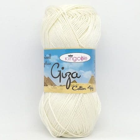 King Cole Giza 4Ply Cotton (Assorted Colours)