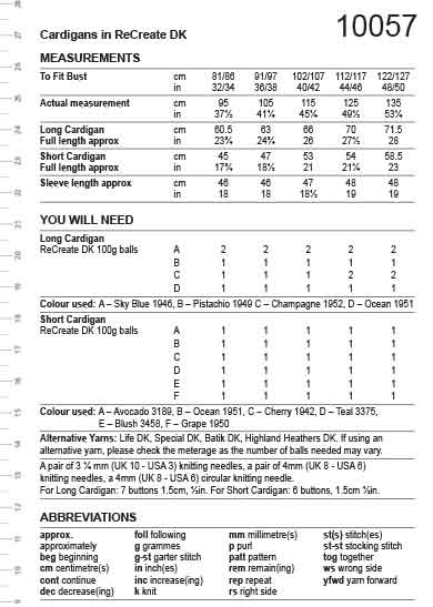 Stylecraft Recreate Dk Pattern 10057 *NEW*