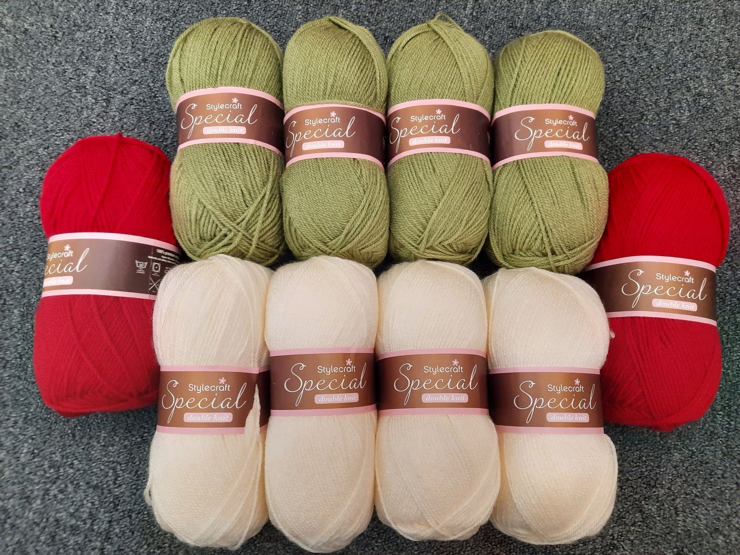 Yarnspirations Knit Textured Afghan Yarn Kit