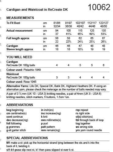 Stylecraft Recreate Dk Pattern 10062 *NEW*