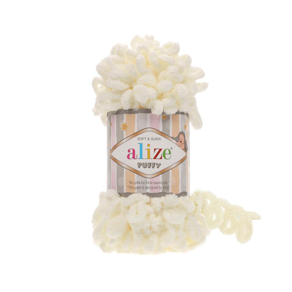 Alize Puffy Finger Knitting 62 Cream