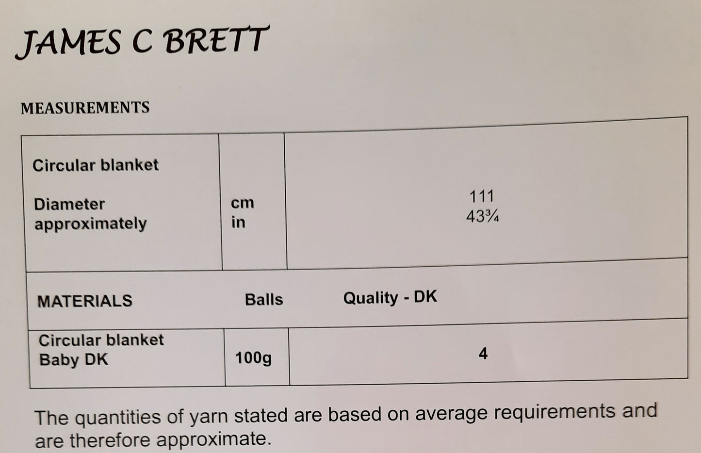 JB735 Crochet Pattern