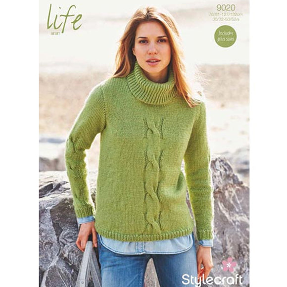 Stylecraft Aran Pattern 9020