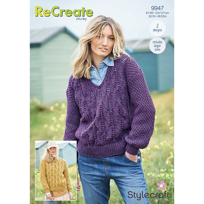 Stylecraft Recreate Chunky Pattern 9947