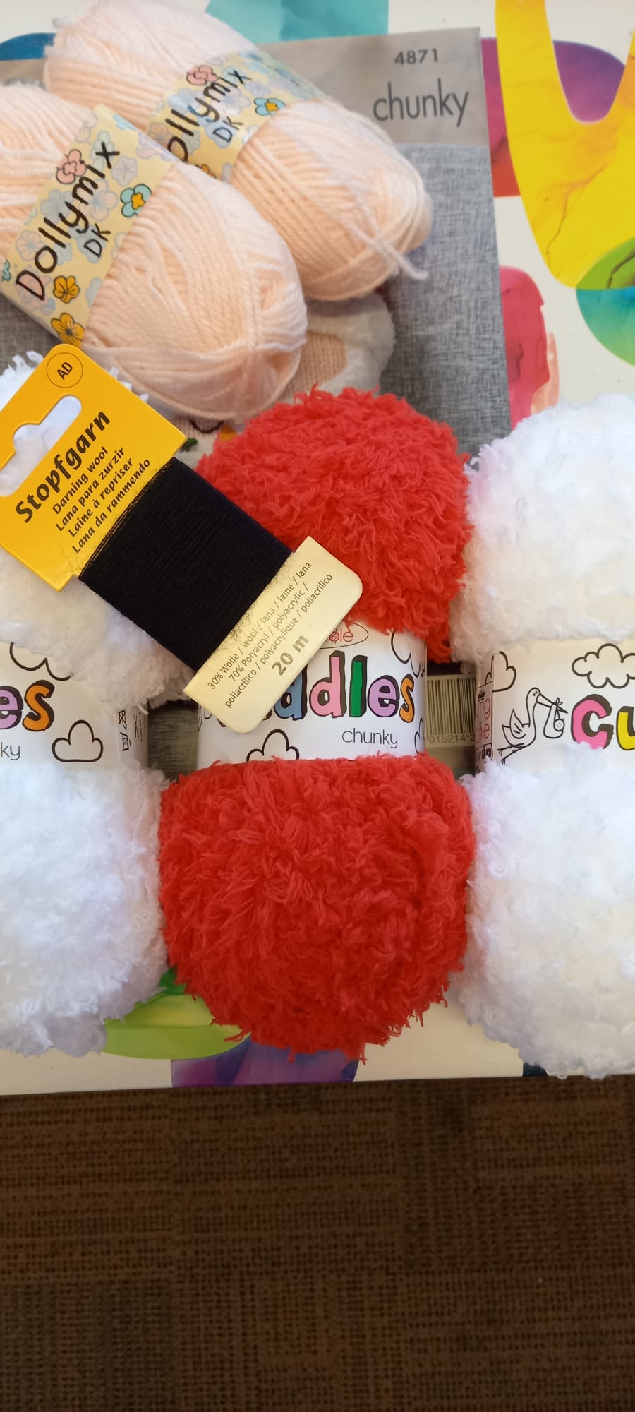 Knitted Santy Advent Cushion Kit