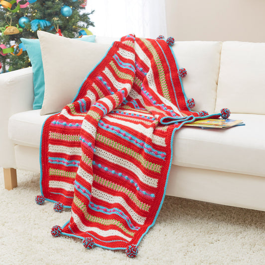 Yarnspirations Crochet Christmas Morning Blanket Kit
