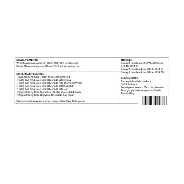 King Cole Tinsel Pattern 9147