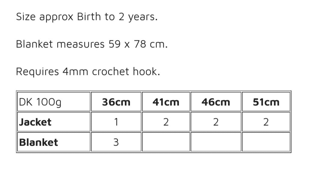JB702 Crochet Pattern