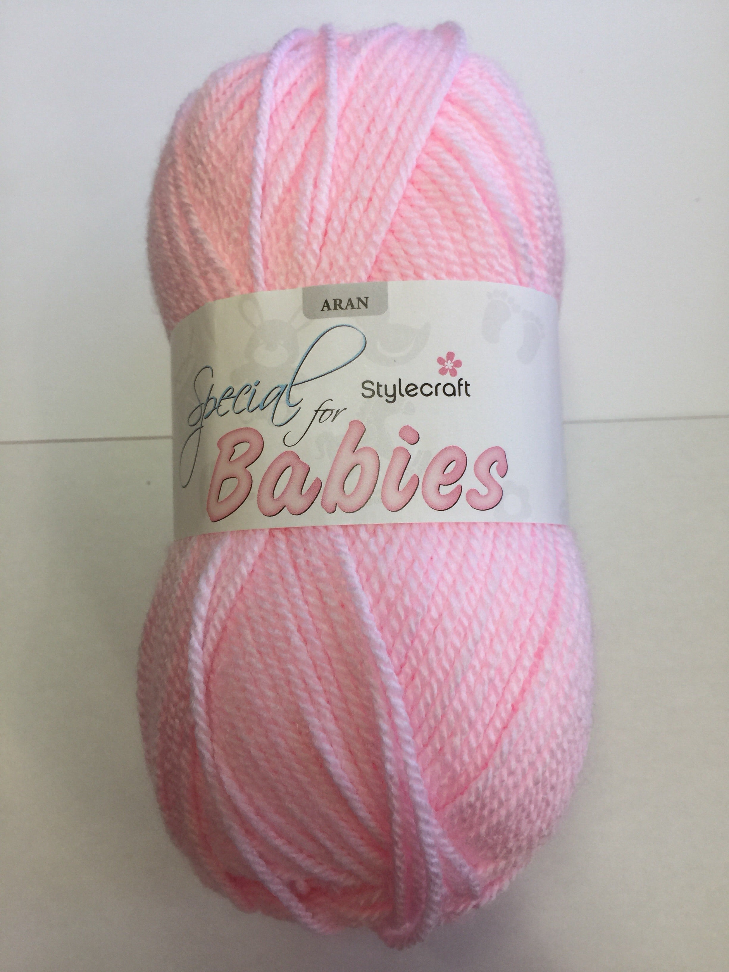 Baby pink aran clearance wool