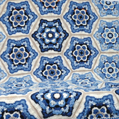 Janie Crow “Delft” Crochet Blanket Pattern
