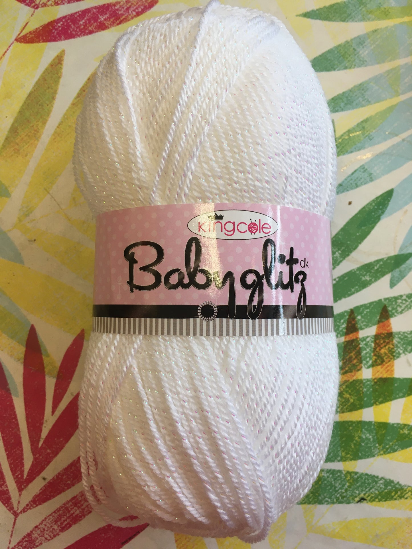 King Cole Baby Glitz Dk 483 Diamond White