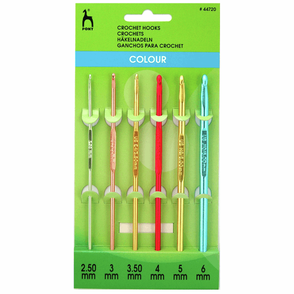 Pony Aluminium Crochet Hook set