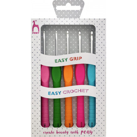 Pony Easy Grip Crochet Hook Set
