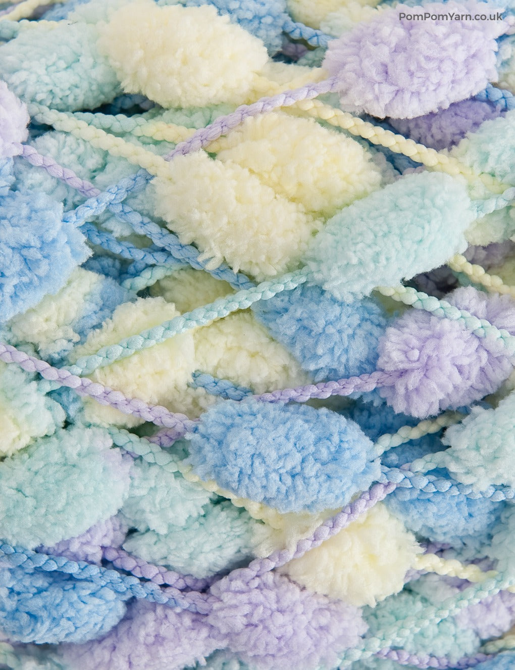 Rico Pompon Print Blue Multi 026