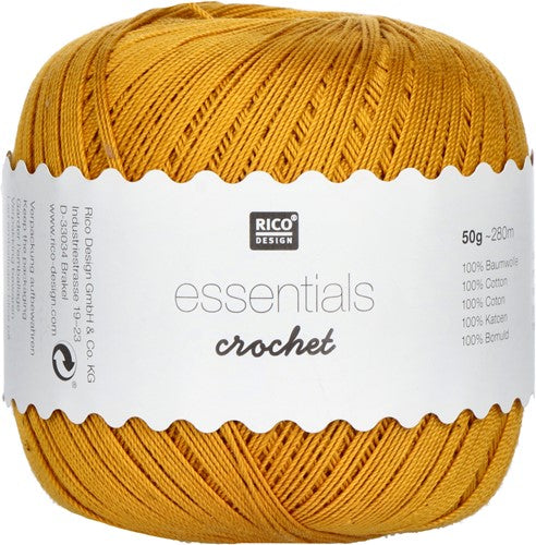 Rico Essentials Crochet Cotton 034 Mustard