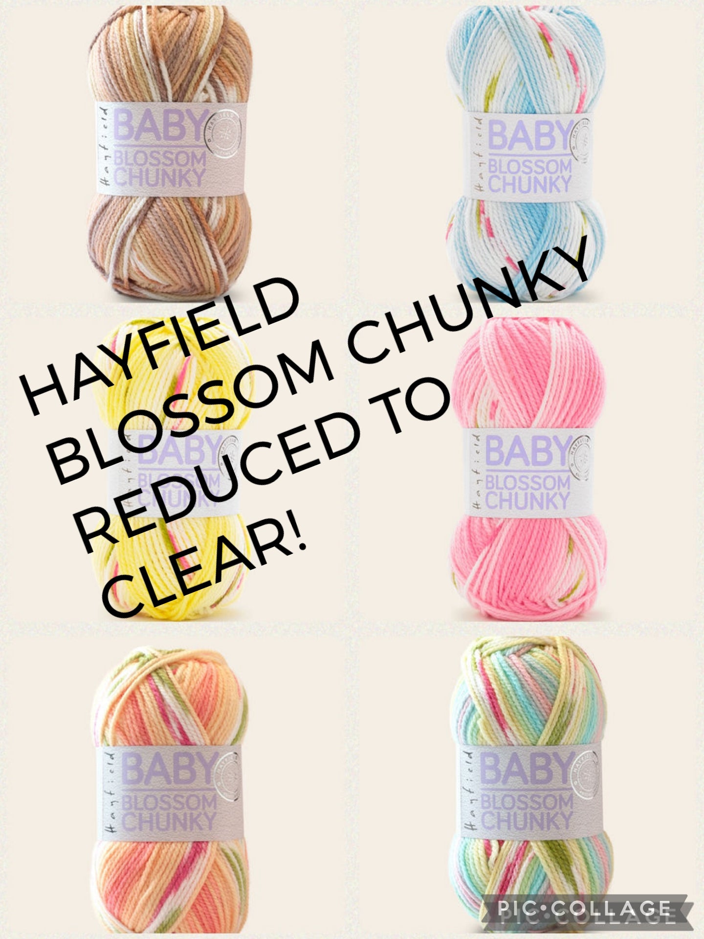 Sirdar’s Hayfield Baby Blossom Chunky (Reduced to clear!)